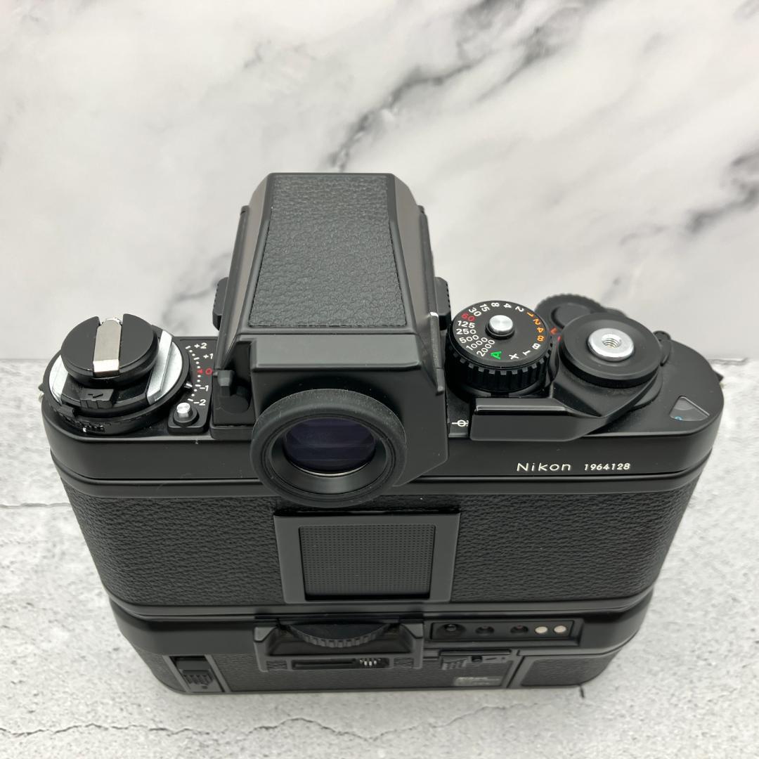 美品 Nikon F3 HP + MD-4 フィルムカメラ 外箱 動作確認済