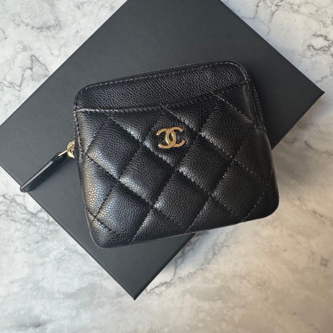 【ちょぴん様】シャネル タイムレスクラシック クラシック ジップ パース