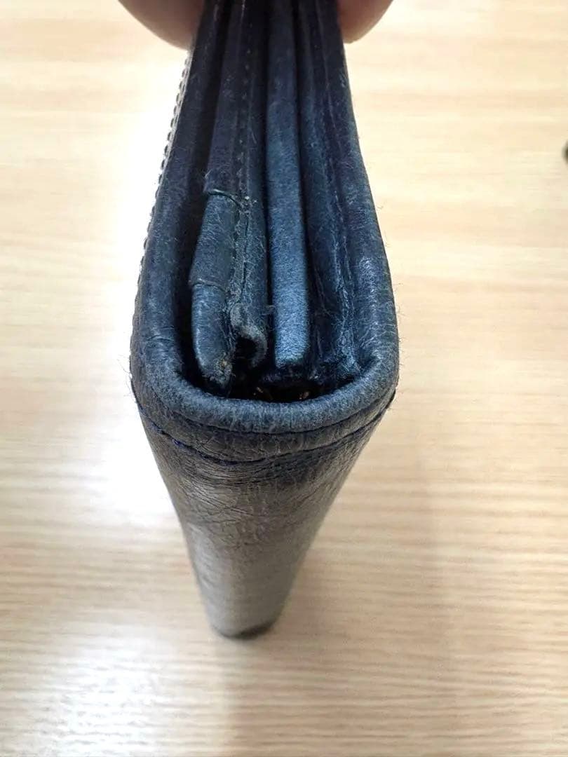 PRADA プラダ 長財布 レザー ブルー 箱付き 正規品　ヴィンテージ