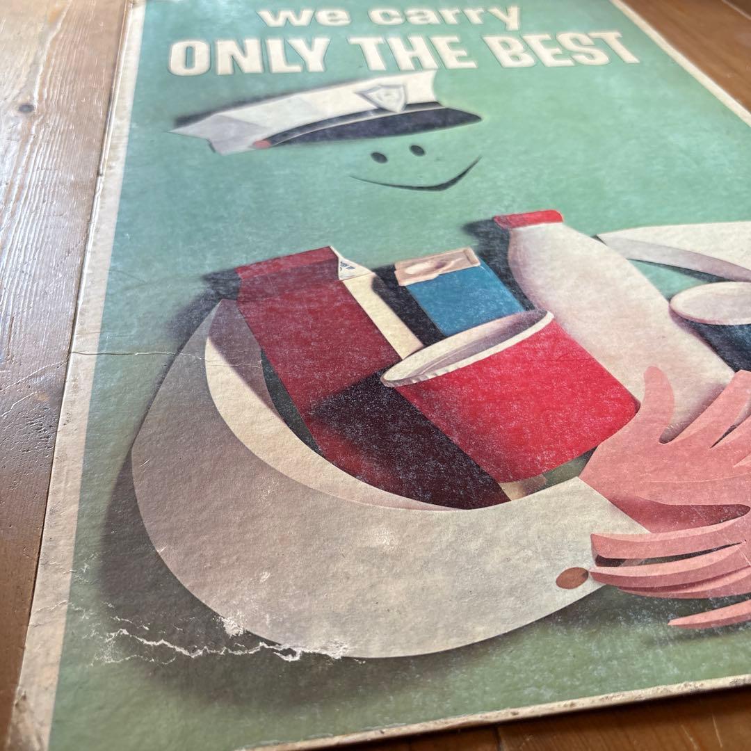 【ビンテージ50s60s】ADA MILK啓発ポスター ミッドセンチュリーモダン