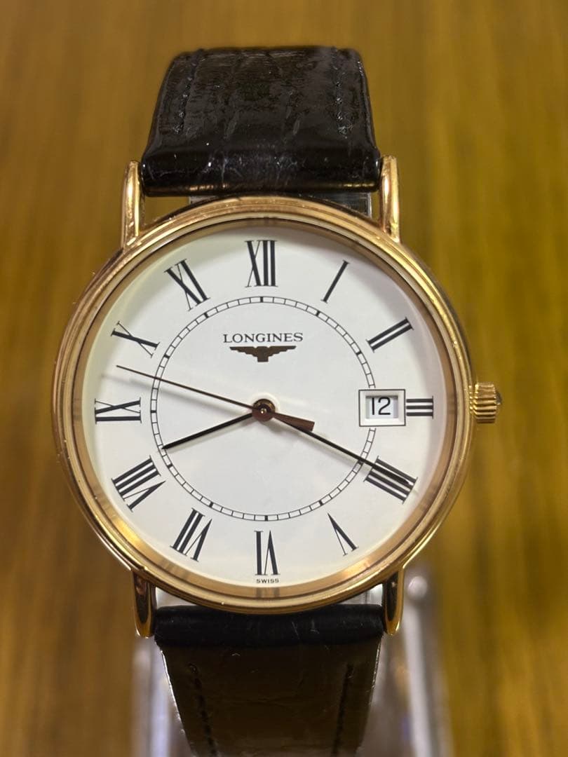 LONGINES 腕時計 ホワイト/ゴールド