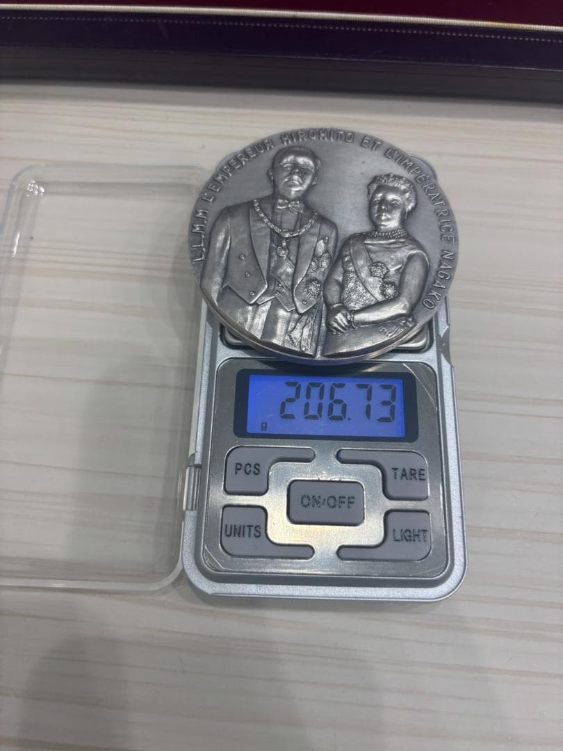 【純銀製】天皇皇后両陛下御外遊記念メダル　4点セット