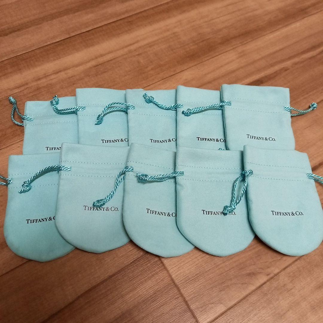 極美品★ティファニー保存袋　10枚　　9.5cm×7cm【新品、未使用】