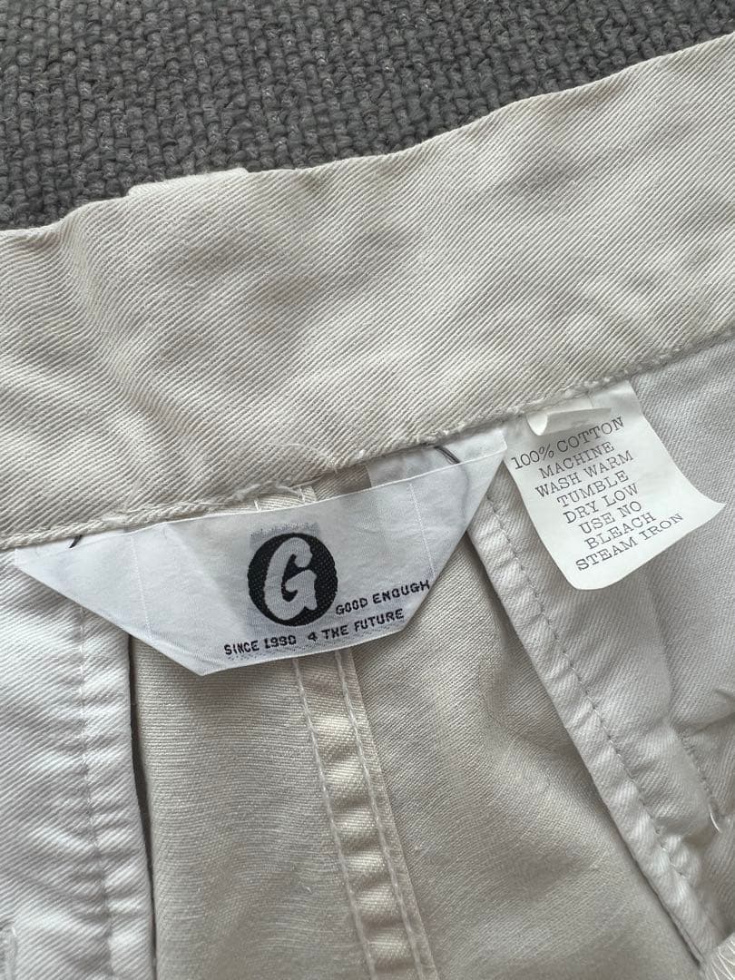 希少90s GOODENOUGH プレーンチノ Lサイズ 藤原ヒロシ着用