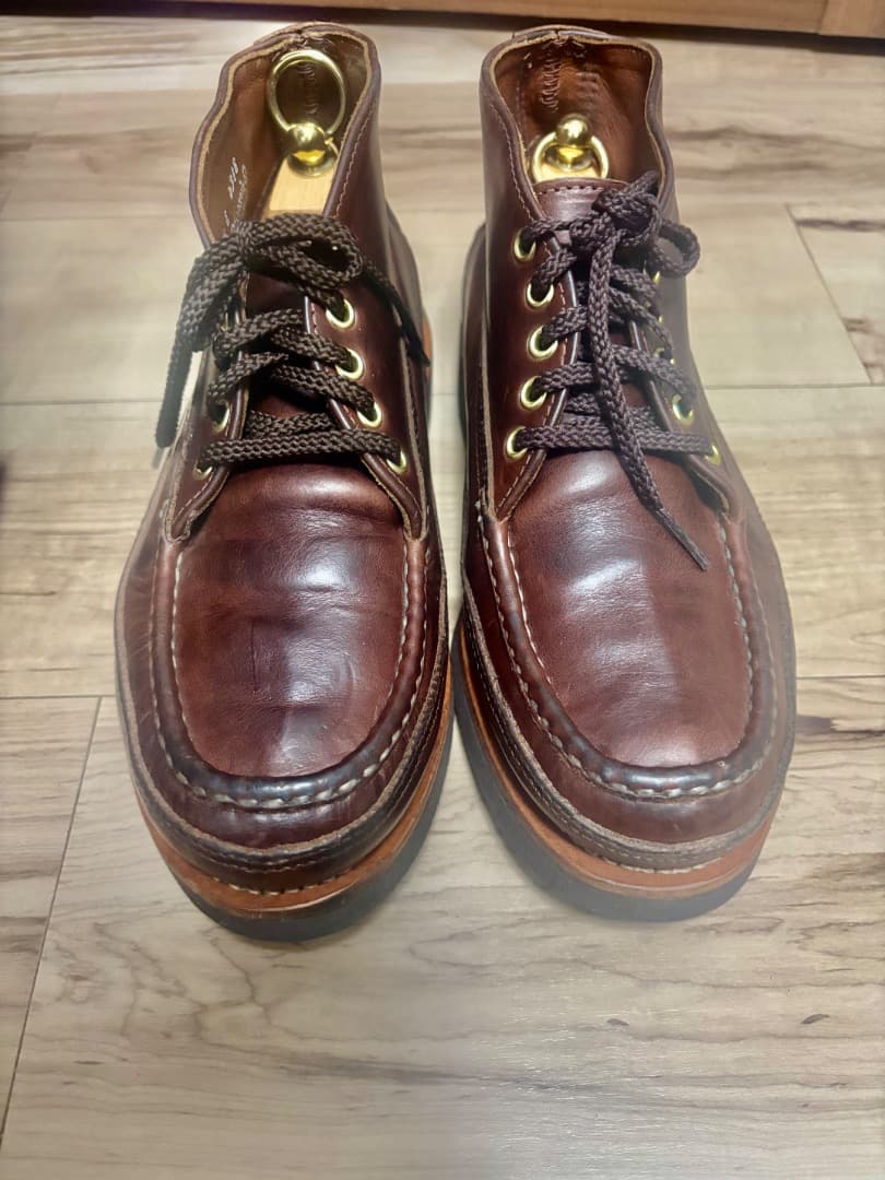 ラッセルモカシン チャッカブーツ トリプルヴァンプ 希少