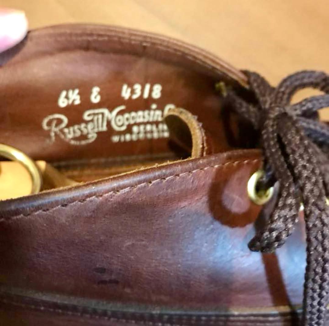 ラッセルモカシン チャッカブーツ トリプルヴァンプ 希少