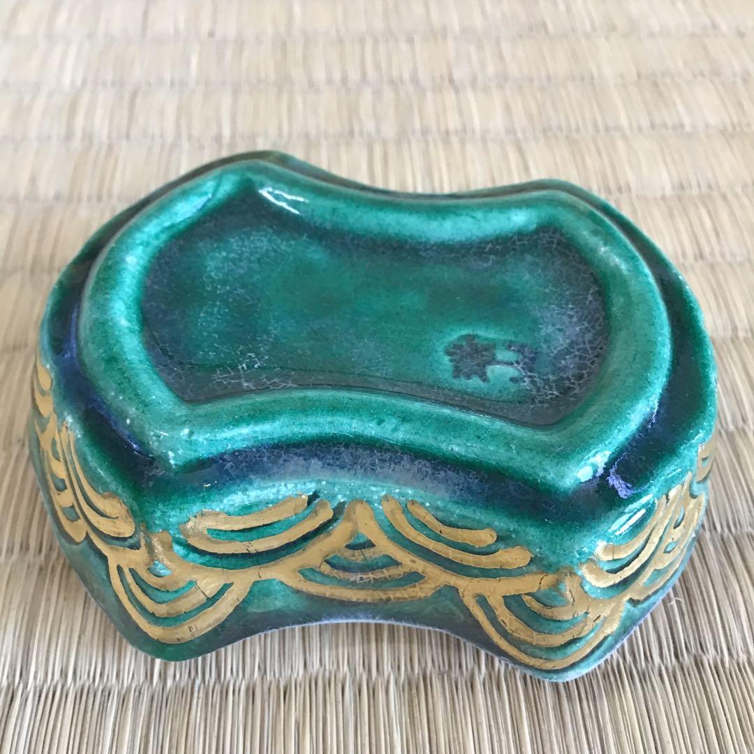 茶道具　香合　分銅亀香合　瑞山作　共箱　S149KG