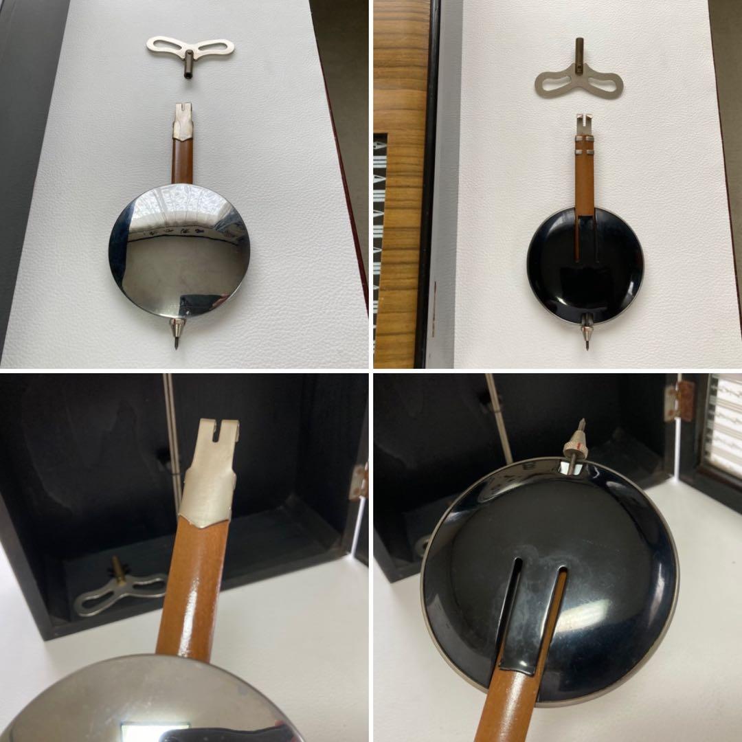 SEIKO セイコー 振り子時計 掛け時計 柱 木製 当時物 昭和レトロ 稼働品