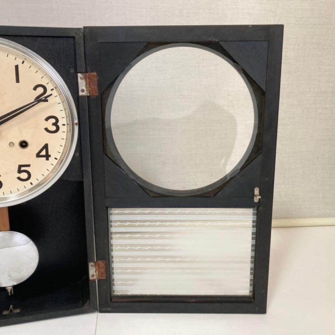 SEIKO セイコー 振り子時計 掛け時計 柱 木製 当時物 昭和レトロ 稼働品