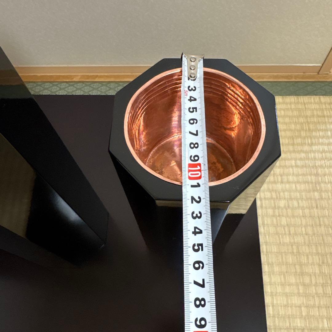 52 美品！！　八角長三管筒　3本セット　花入れ　生け花　未生流　御室流　花器