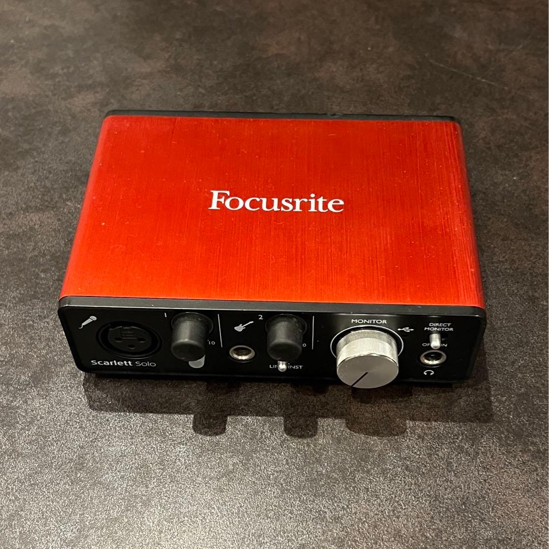 DTM・DAW Focusrite Scarlett solo 2in2out