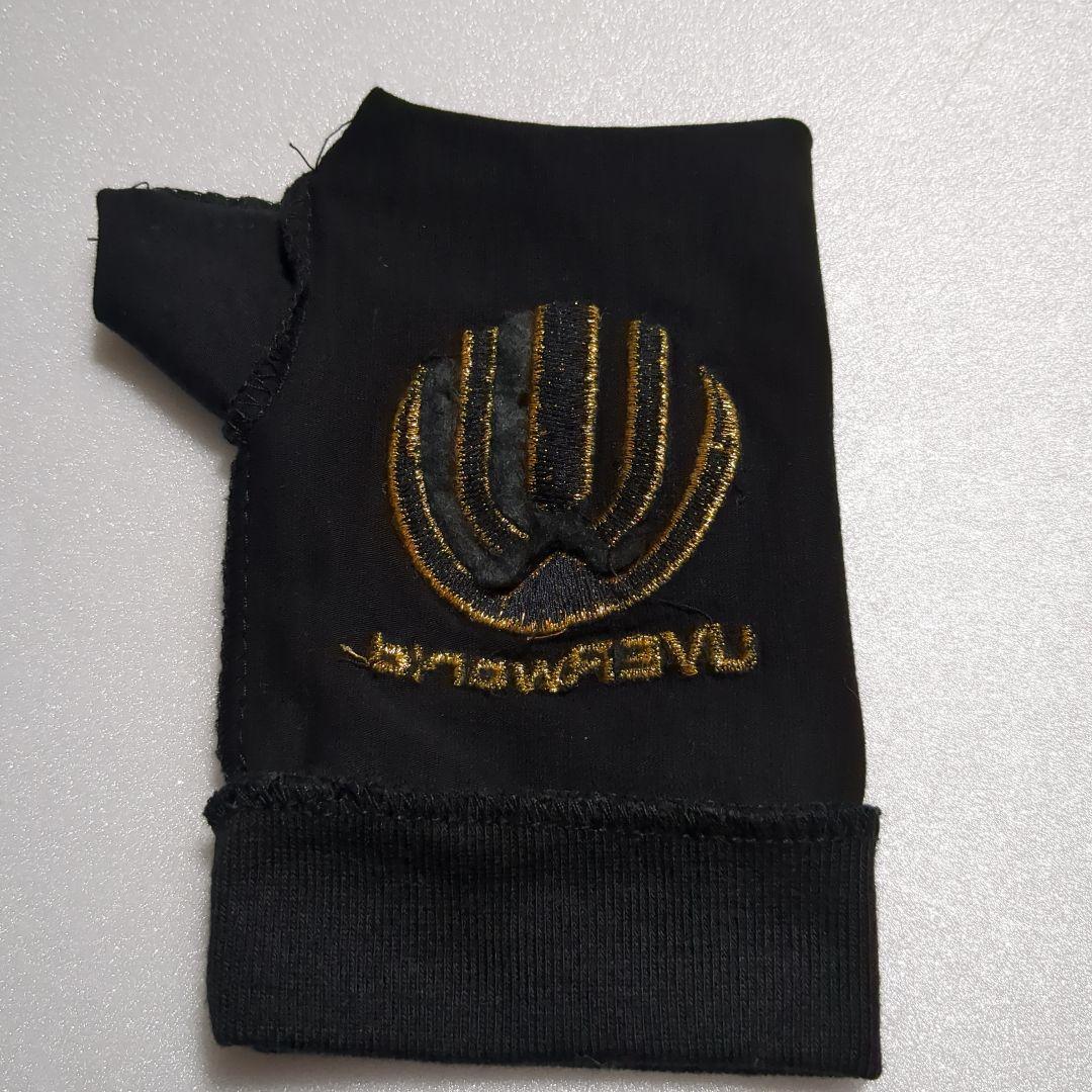 UVERworld 指なしグローブ ブラック　初代ゴールド　復活ver.