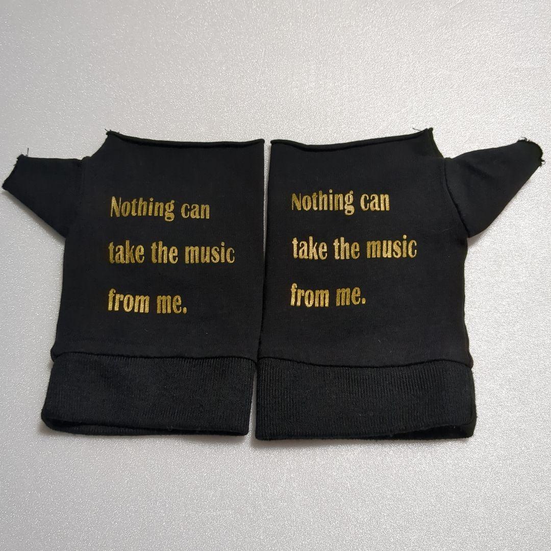 UVERworld 指なしグローブ ブラック　初代ゴールド　復活ver.