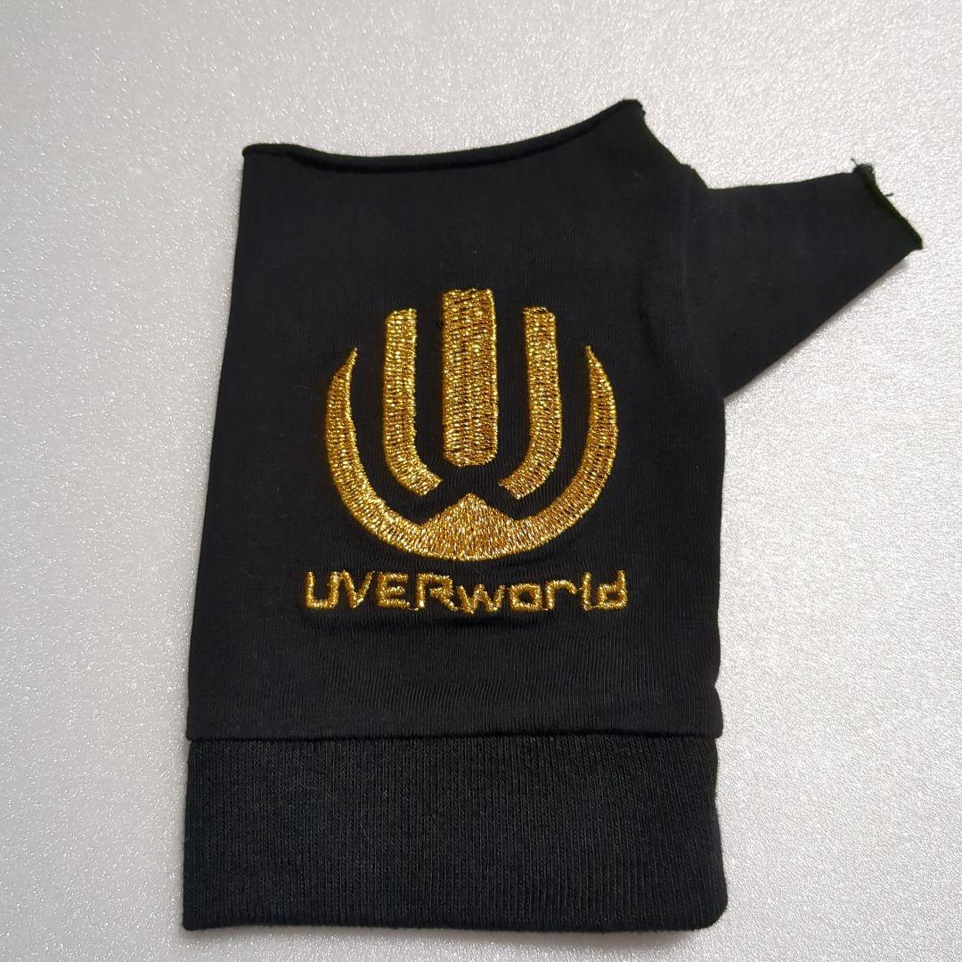 UVERworld 指なしグローブ ブラック　初代ゴールド　復活ver.