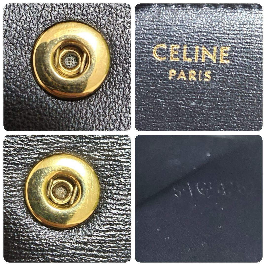 さとつ✨新品同様　正規品✨セリーヌ　三つ折り　スモールフラップウォレット