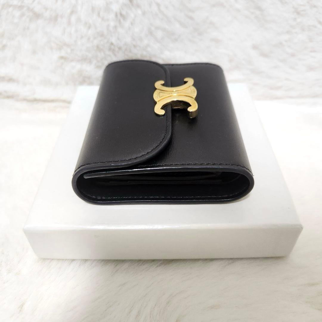さとつ✨新品同様　正規品✨セリーヌ　三つ折り　スモールフラップウォレット