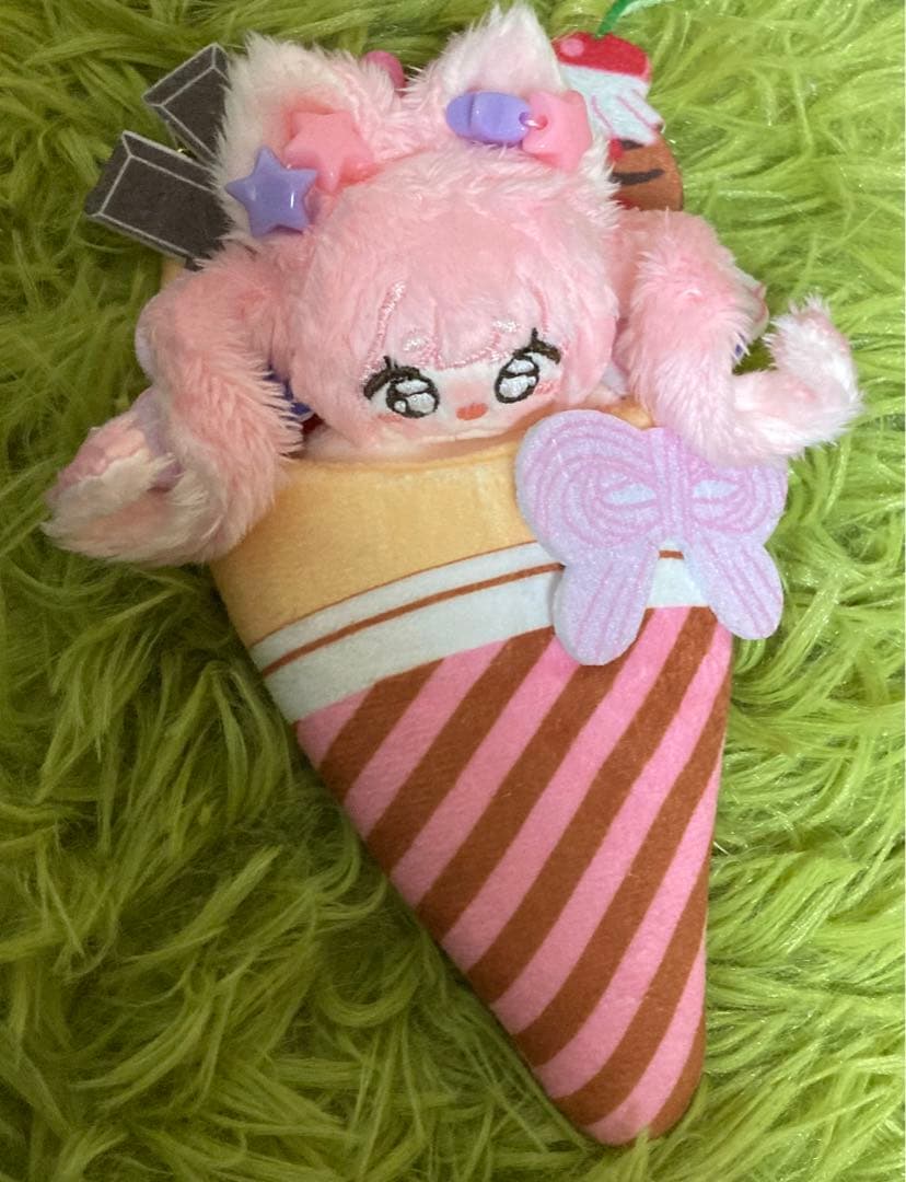 自作ぬいぐるみ・ピンクの女の子