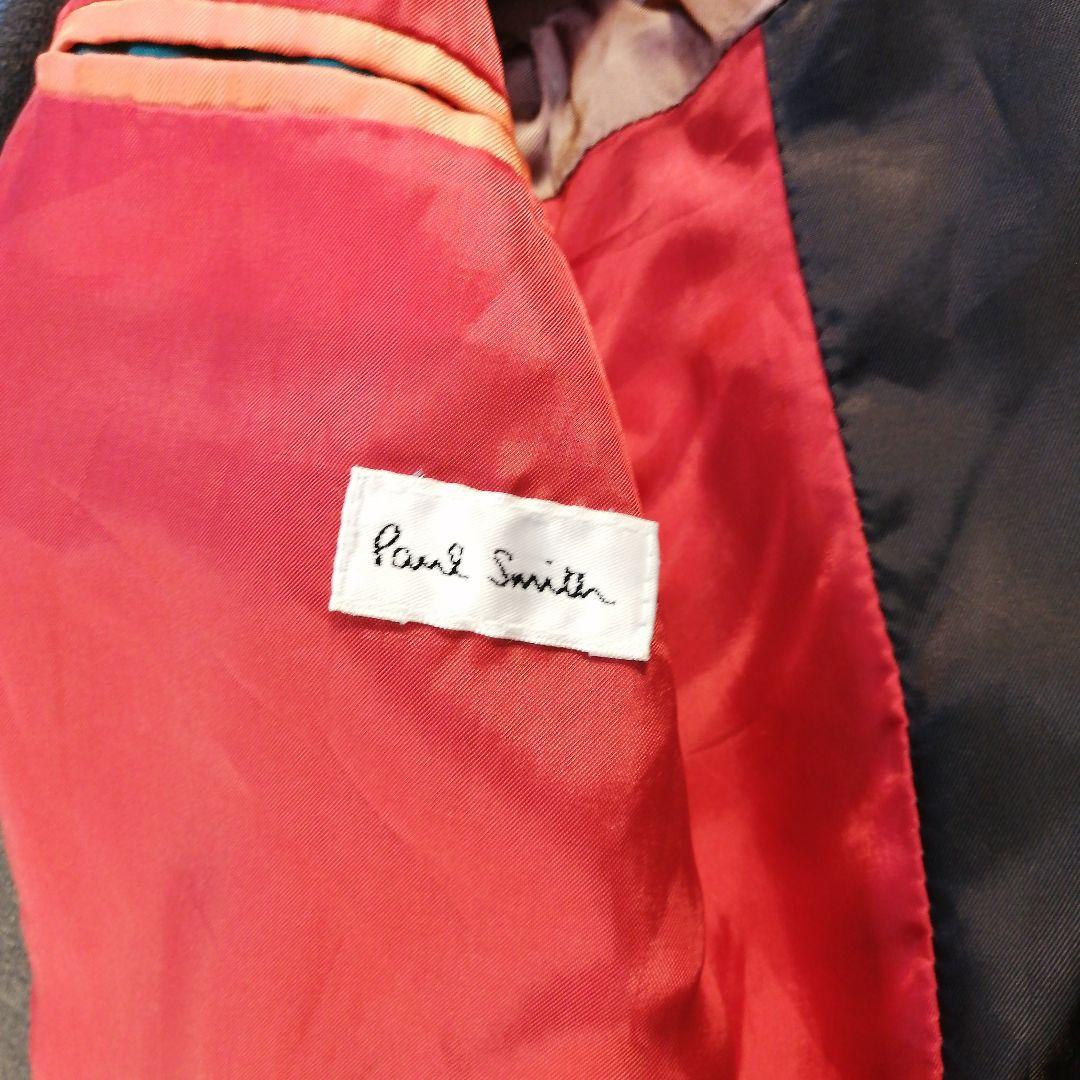 Paul Smith リブ ラムレザー ジャケット ブルゾン サイズL 羊革