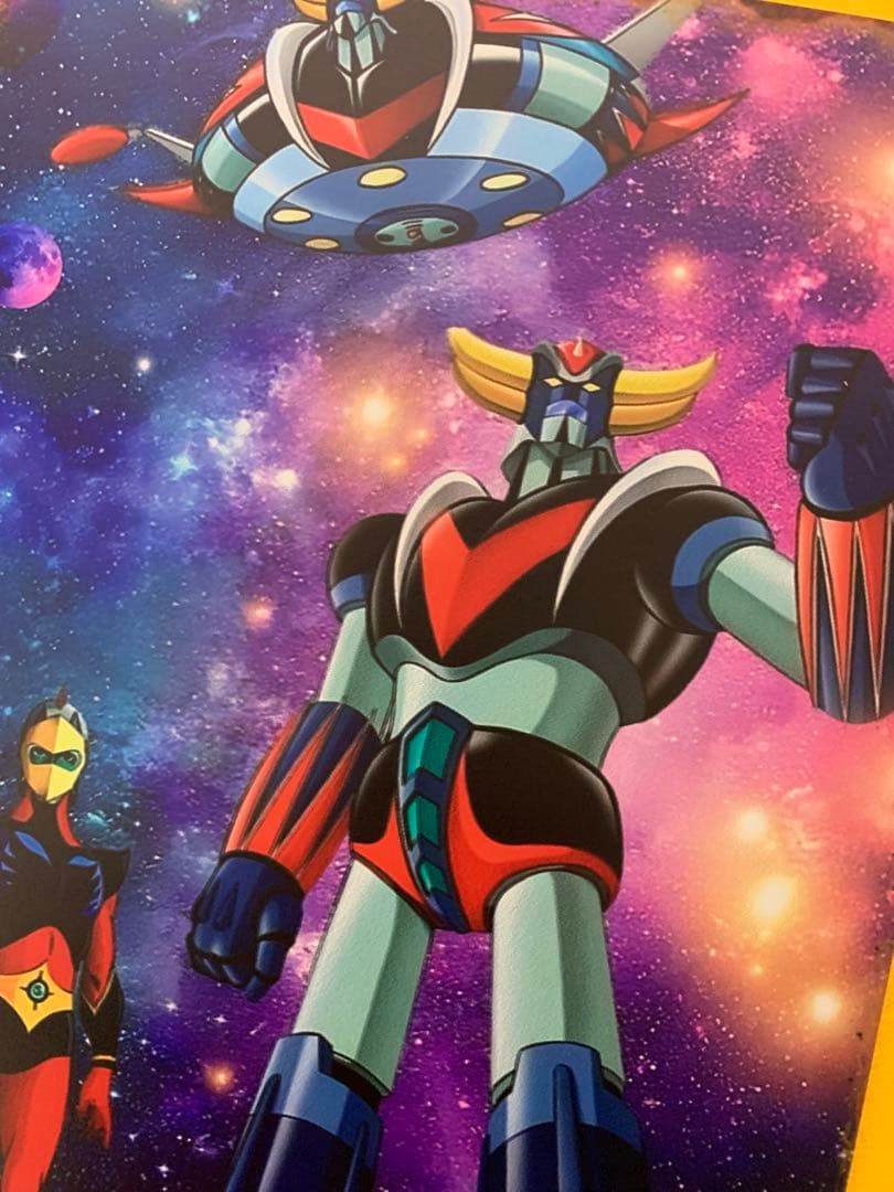 ◆UFOロボグレンダイザー◆4枚セット◆金属製ポスタ–◆30X20cm