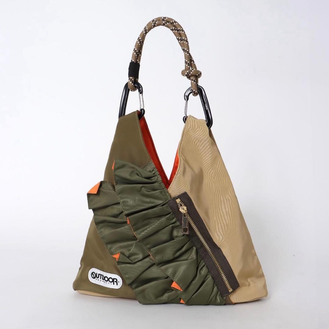 RISLEY OUTDOOR PRODUCTS コラボ　フリルショルダーバッグ