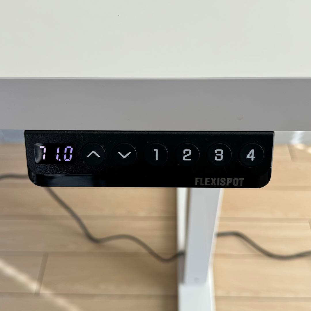 Flexispot EF1 電動昇降式デスク 天板付き ホワイト