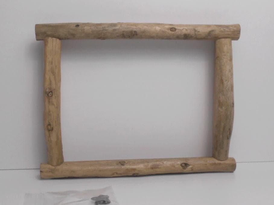 DIY手造り◆油絵0号サイズ用の流木での額縁フレーム