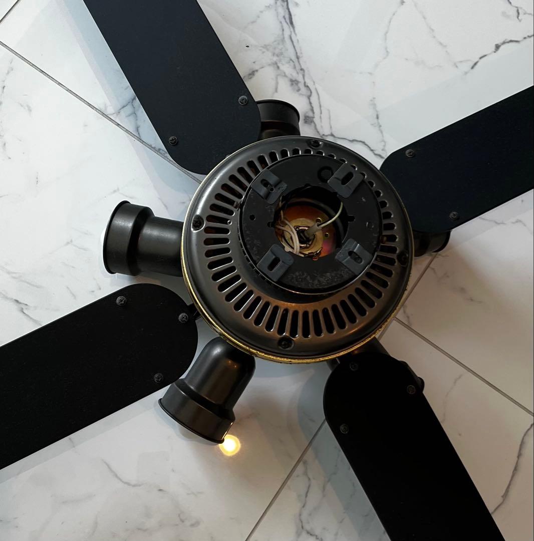 NEC シーリングファンXZF-65108R ブラック 黒 おしゃれ