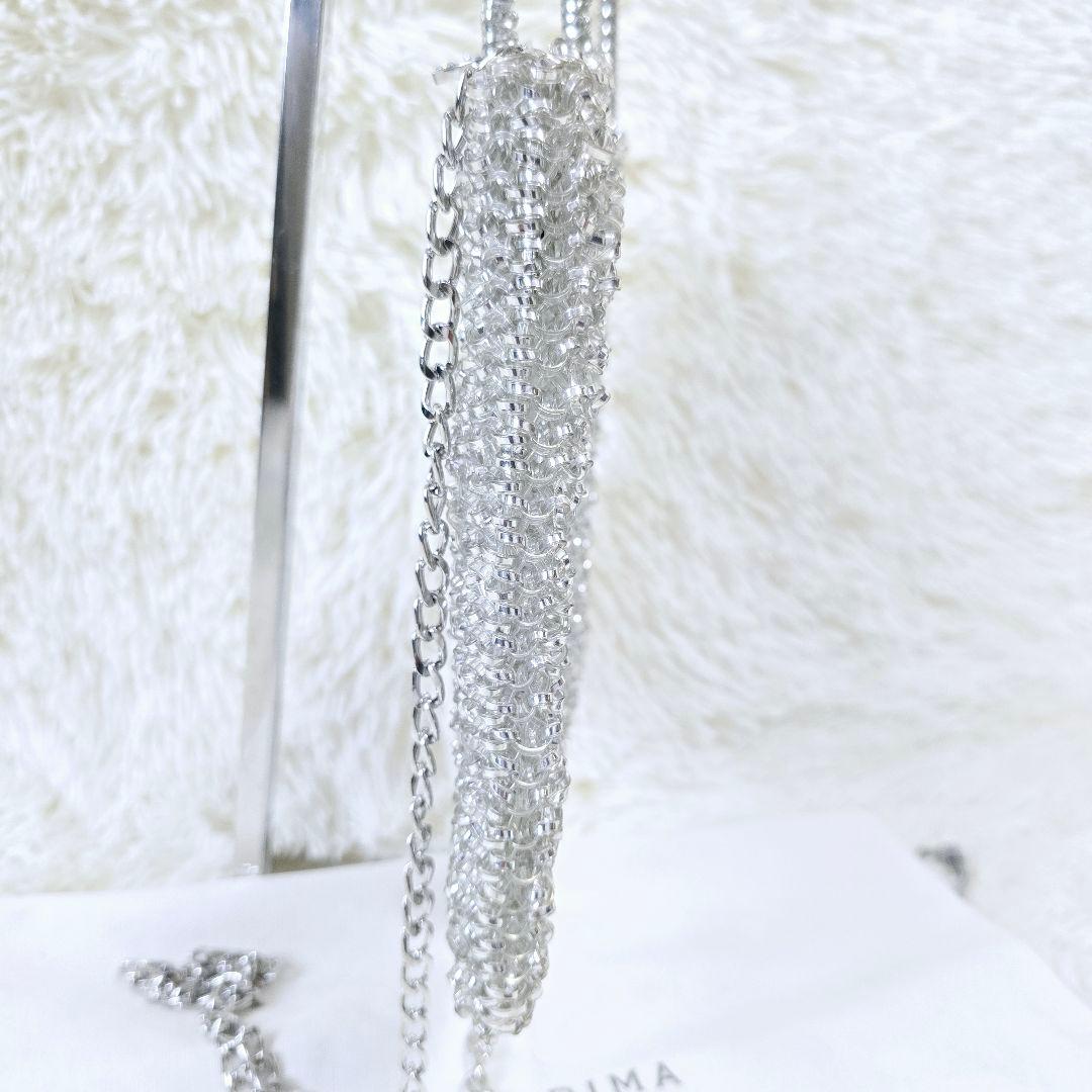 極美品✨人気色シルバー✨アンテプリマ スクエア ミディアム シルバー