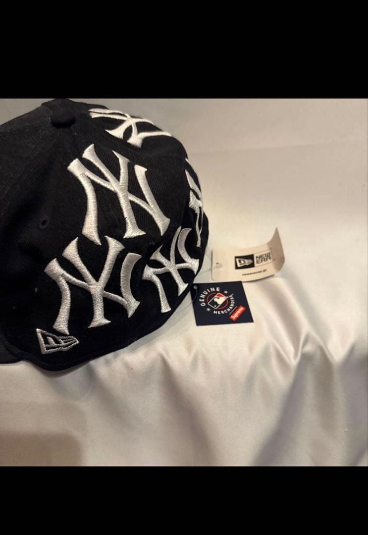 Supreme NYロゴ刺繍 ベースボールキャップ 7 1/4