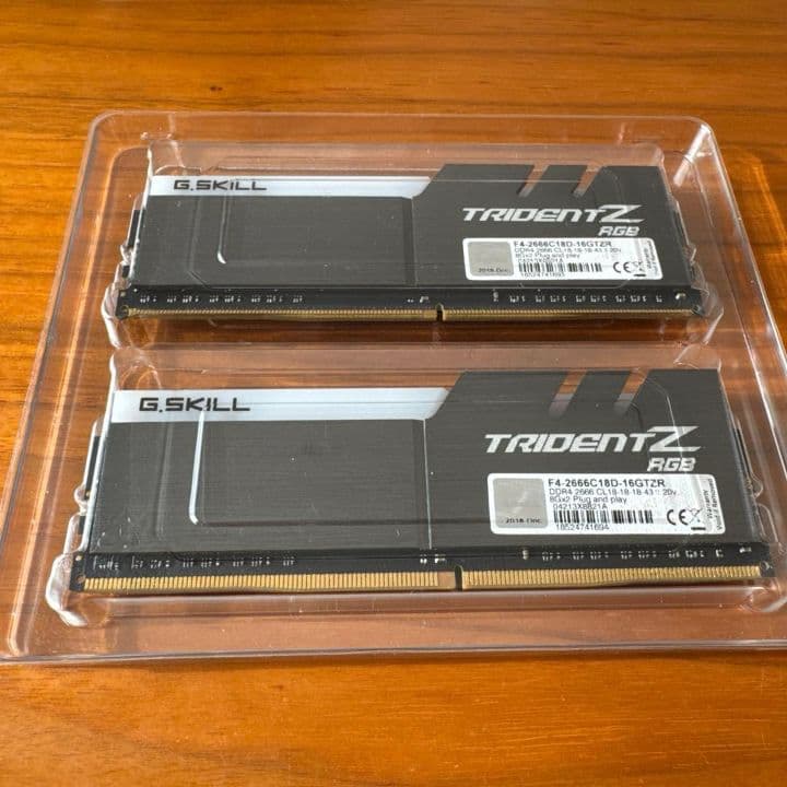 f*y様 G.SKILL Trident Z RGB 16GB DDR4 266