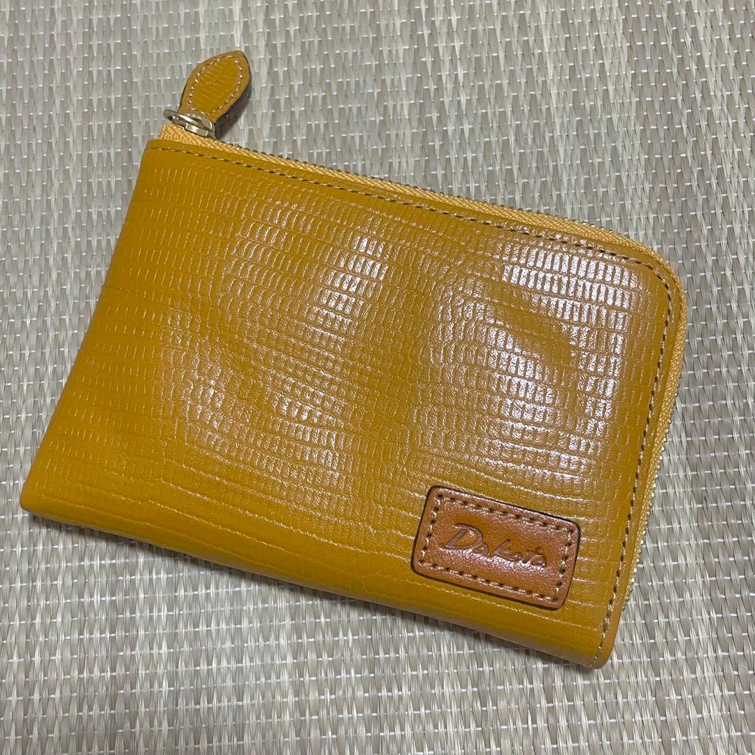 Dakota ダコタ ミニ財布 カードケース マスタード