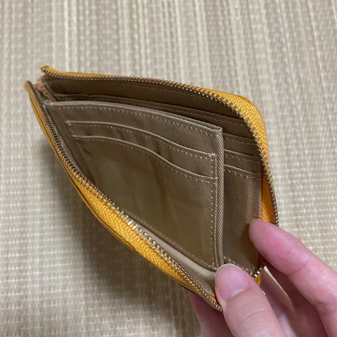 Dakota ダコタ ミニ財布 カードケース マスタード