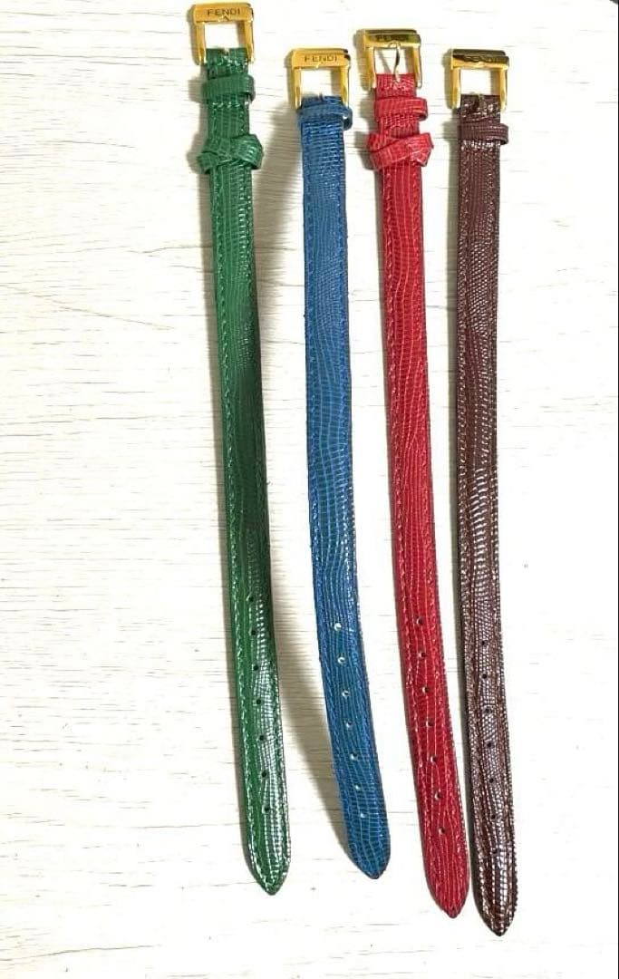 【美品SALE】フェンディ FENDI 640L チェンジベルト4色 時計なし