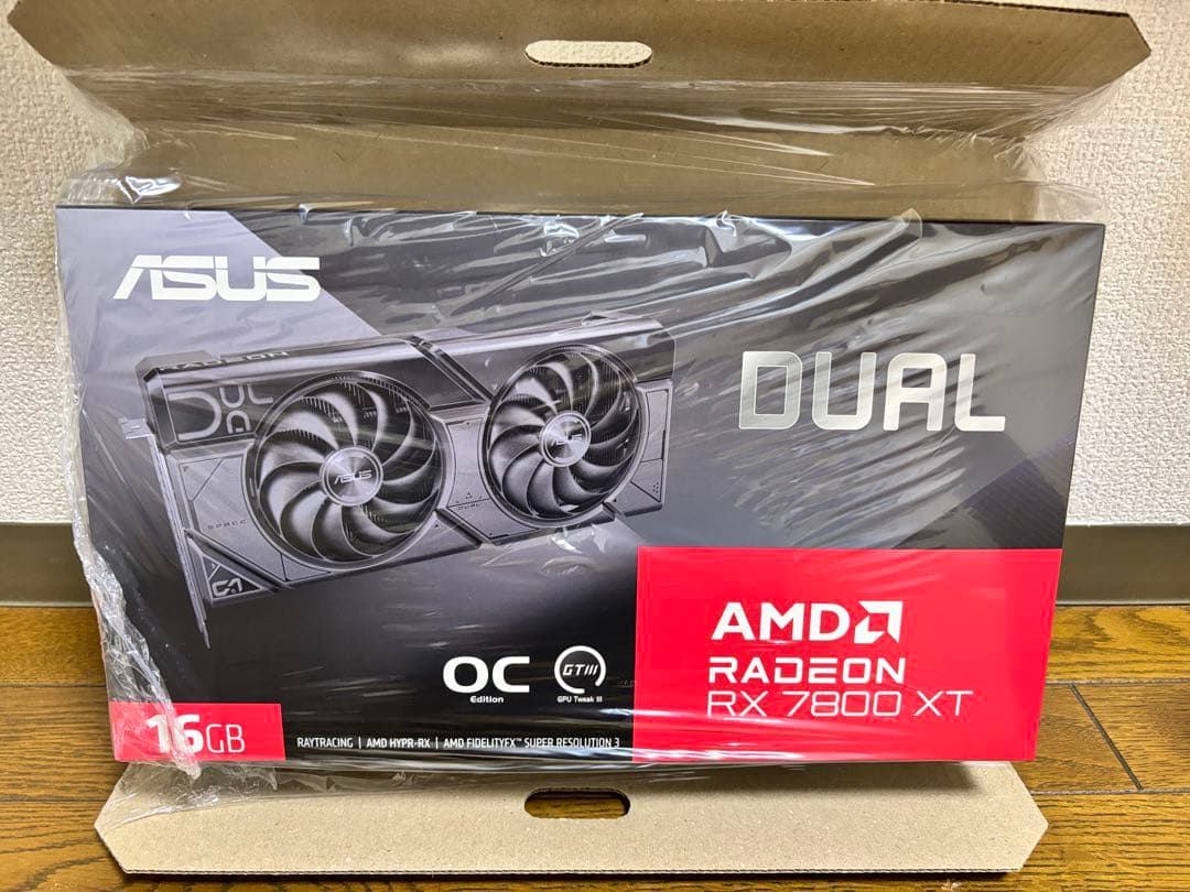 【新品】ASUS Dual Radeon RX 7800 XT 16GB OC