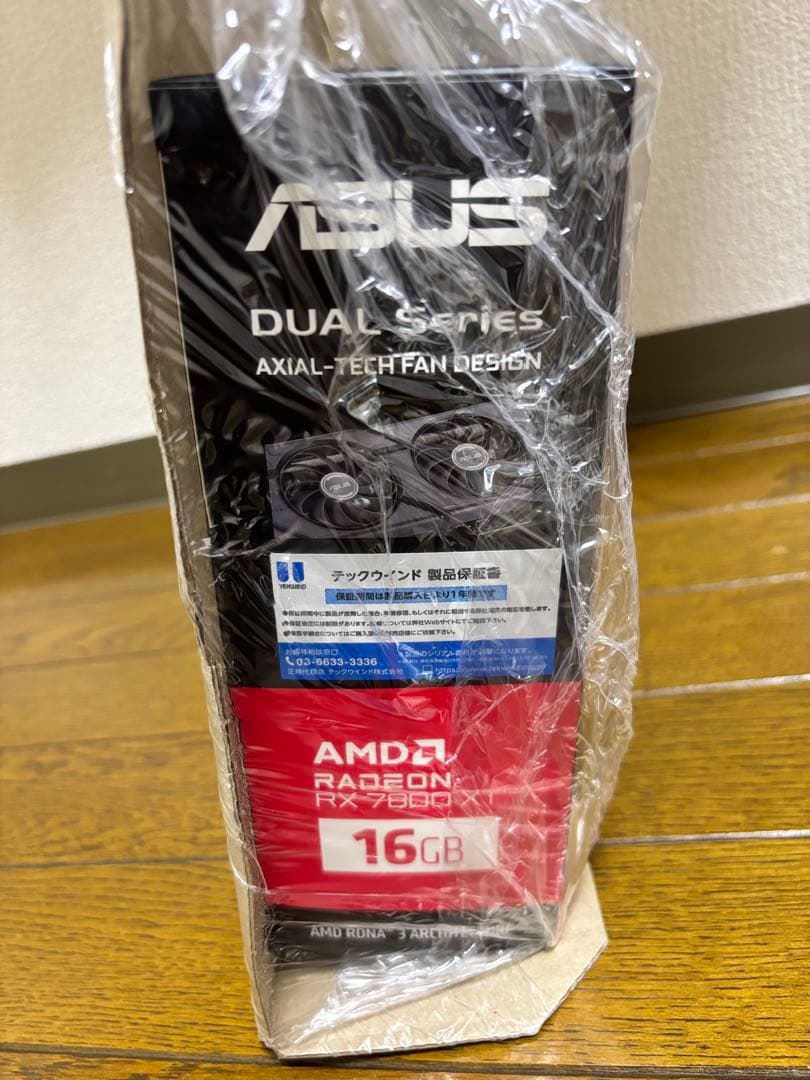 【新品】ASUS Dual Radeon RX 7800 XT 16GB OC