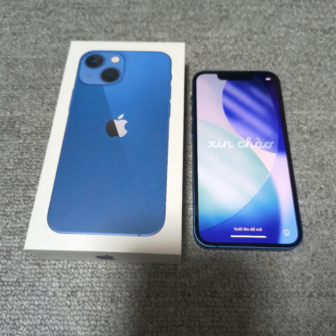 Apple iPhone 13 mini 本体 ブルー【箱・付属品あり】
