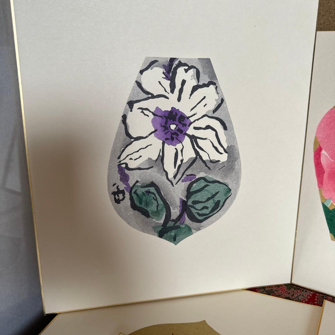 散華　木版画　７枚組　禅定の組　木版画　徳力富吉郎　杉山寧.小倉遊亀.北村西望