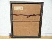 80年代 ビンテージ 真作 1985年 野口登士子 浜辺 直筆サイン入り 絵画