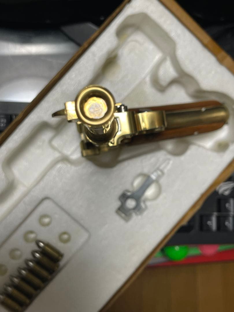 時田しろくま ルガーP08 マルシン　おまけPPK固定ガスGUN