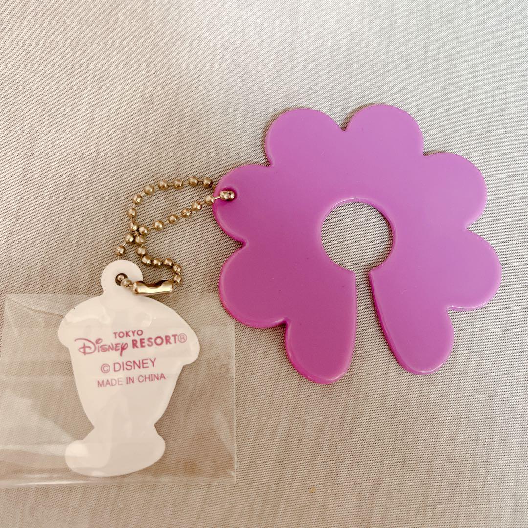 留め具 キーホルダー 美女と野獣 ディズニーランド お土産