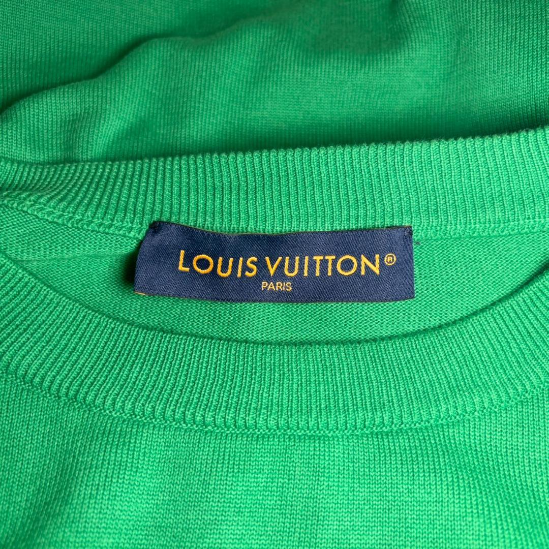 【ランクSA】LOUIS VUITTON 半袖シャツ Lサイズ 袖モノグラム