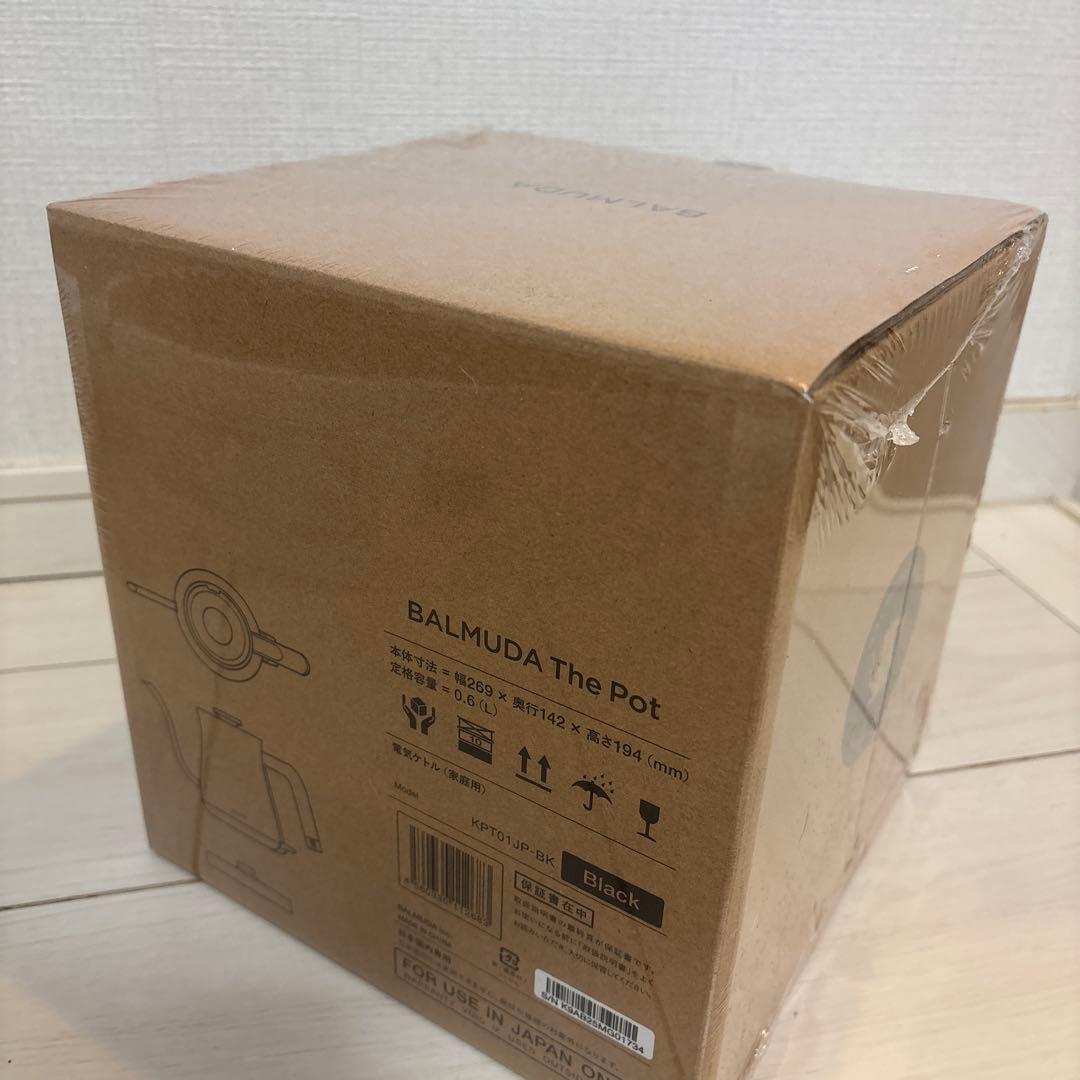 【新品未開封】バルミューダ 電気ケトル The Pot ブラック