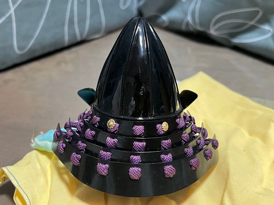 甲冑師 加藤一冑 椎像蛇の目前立兜 小堀遠州 戦国武将 兜 置物