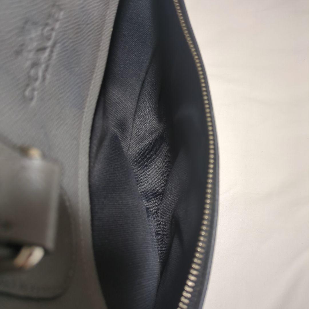 美品✨️ コーチ ビジネス バッグ レザー A4可 グレー