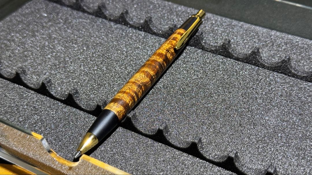 野原工芸 旧型 シャーペン ハワイアンコア ダークカーリー 軸のみ