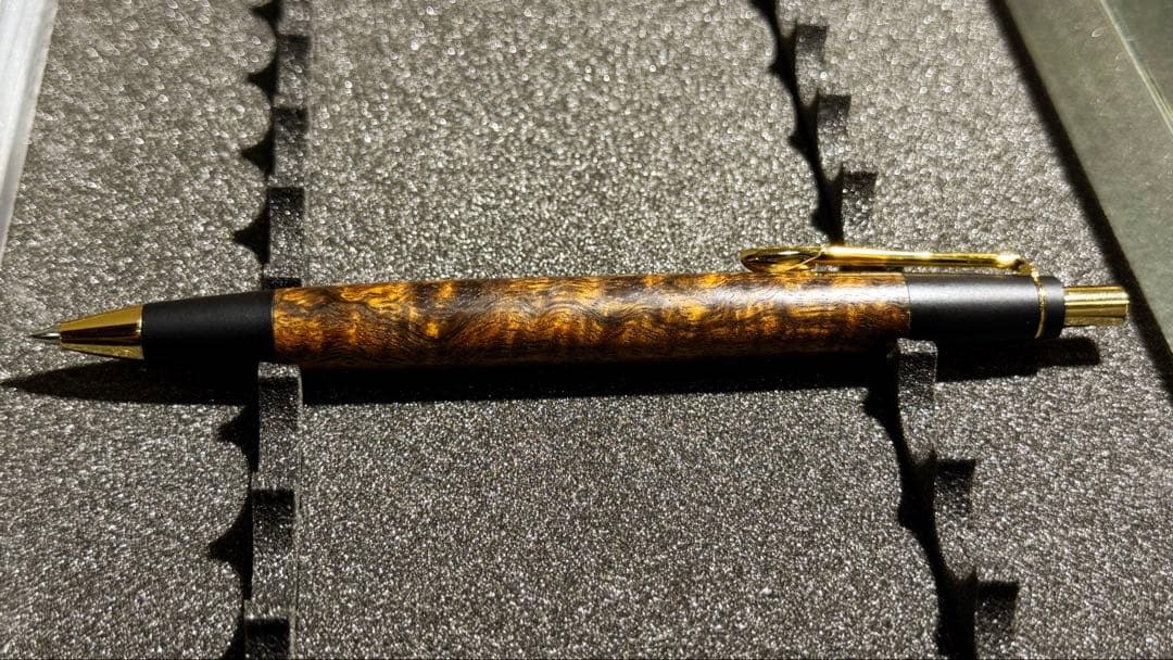 野原工芸 旧型 シャーペン ハワイアンコア ダークカーリー 軸のみ