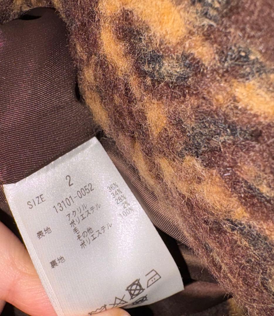 CLANE クラネ OVER LINE DOUBLE COAT