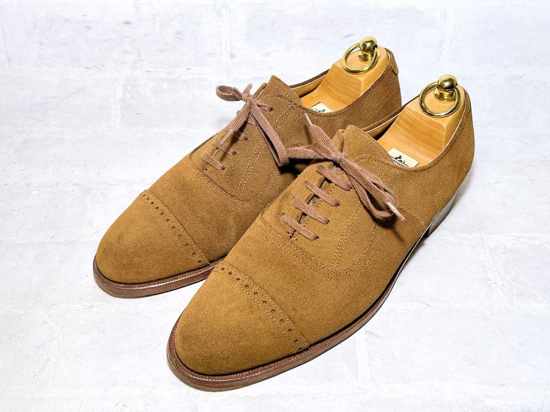 【美品】REGAL別注 ラルフローレン ストレートチップ 25.5EEcm