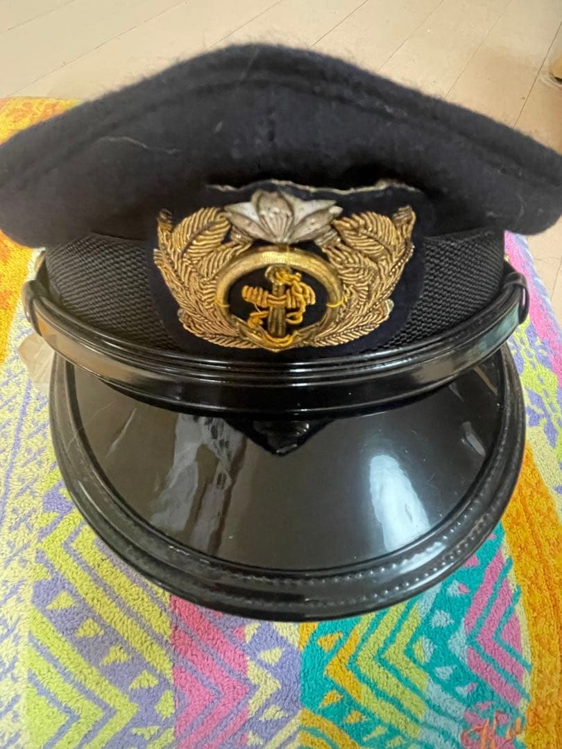 帝国海軍制帽　准士官以上　第二次世界大戦　日本軍　サイズ57cm
