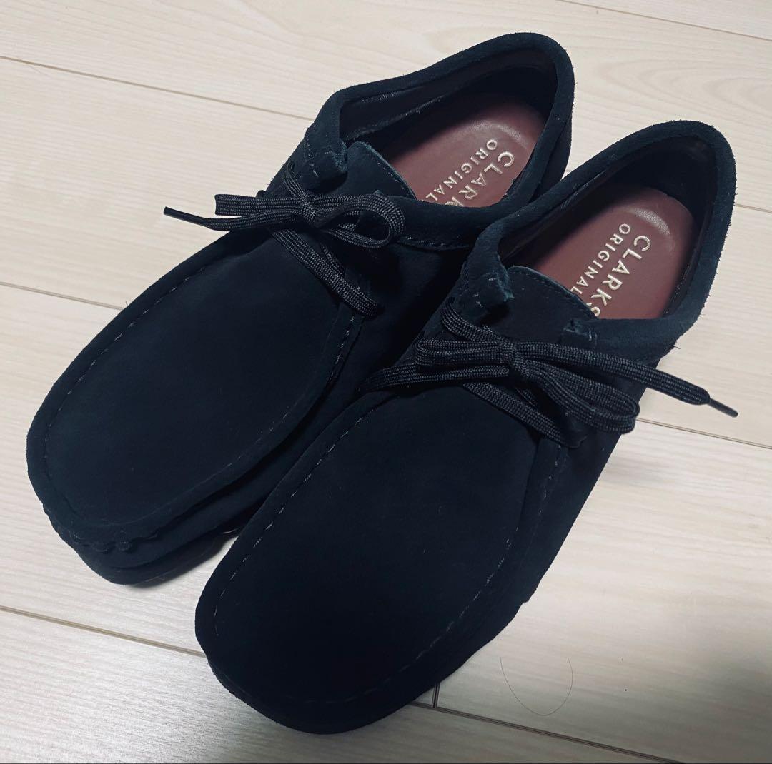 クラークス ワラビー GORE-TEX UK7 1/2 黒